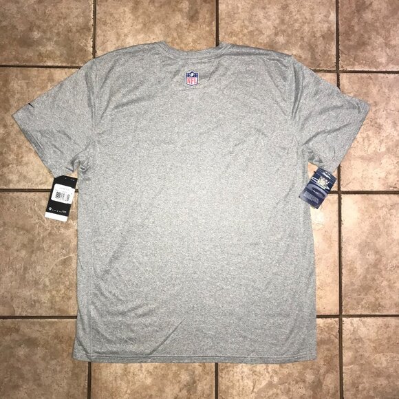 Men's Nike Dallas Cowboys Onfield Apparel Dri Fit Practice T-shirt-Size XL - Picture 2 of 12